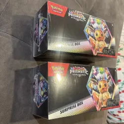 (2) Pokemon Prismatic Evolutions Surprise Box Booster Bundle Sealed - Image 3