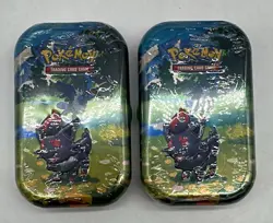 Lot of (2) Pokemon TCG Ascended Heroes Mini Tins Zorua & Cramorant - Image 1