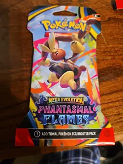 2025 Pokemon Mega Evolution Phantasmal Flames 4 Packs - Image 2