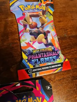 2025 Pokemon Mega Evolution Phantasmal Flames 4 Packs - Image 5