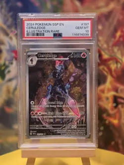PSA 10 Ceruledge 197/191 Illustration Rare Surging Sparks Pokemon 2024 💎 - Image 1