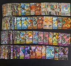 200 Lot Pokemon TCG Chinese Card RR RRR VMAX Charizard Mew Umbreon A24 FI38 - Image 1