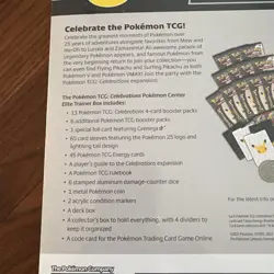 Pokemon TCG: Celebrations Pokemon Center Elite Trainer Box Factory Sealed 820650809866 - Image 3