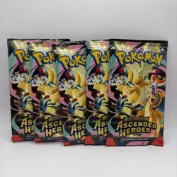 Pokemon TCG Ascended Heroes Booster Pack Bundle Lot of 5 Sealed - Image 1