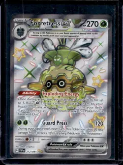 2024 Pokemon Paldean Fates Forretress ex #212/091 - Image 1