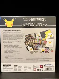 Pokemon 25th Anniversary Celebrations Pokemon Center ETB NEW Sealed (Small Rip) - Image 4