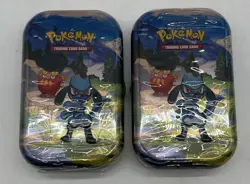 Lot of (2) Pokemon TCG Ascended Heroes Mini Tins Riolu & Darumaka - Image 1