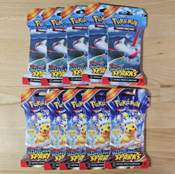 Pokemon Surging Sparks Booster Packs x10 New Factory Sealed - Image 2