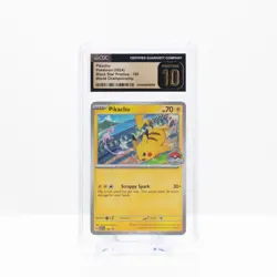 Pokemon Pikachu #190 (World's Stamp 2024) Black Star Promo - CGC 10 PRISTINE - Image 3