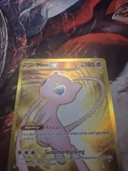Mew ex 205/165 Pokemon Sv: Scarlet & Violet 151 Holo Gold Secret Rare Near Mint - Image 2