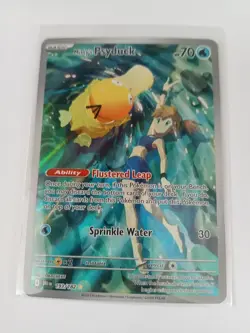 Pokemon TCG Misty's Psyduck Illustration Rare Full Art Holo 193/182 70 HP - Image 1
