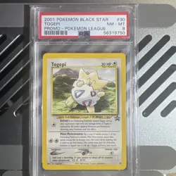 🔥Pokemon Togepi #30 Black Star Promo PSA 8 NM/Mint - Image 1