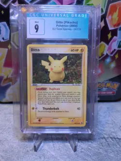 2005 Pokemon EX Delta Species Ditto(Pikachu) #39/113 CGC Mint 9 - Image 1