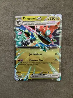 DRAGAPULT EX 130/167 TWILIGHT MASQUERADE POKEMON HOLO (DOUBLE RARE, NM) - Image 1
