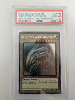Blue Eyes White Dragon GFP2-EN175 Ghost Rare 1st Edition Yugioh PSA 10 - Image 1