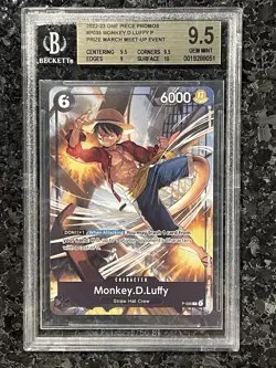 Monkey.D.Luffy (Pirates Party Vol. 3) P-035 One Piece Promotion Cards BGS 9.5 - Image 1