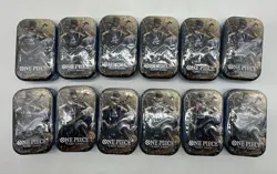 Lot of (12) One Piece TCG Tin Pack Set Vol.2 Sabo SEALED NEW - Image 1