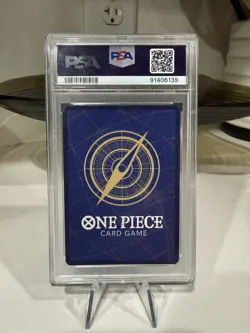 PSA 10 One Piece TCG Uta SP Alt Art OP02-120 with Fuchsia Graded Guard - Image 2