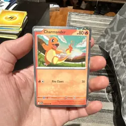 Pokemon Charmander 047 Cosmos Holo Scarlet & Violet Promo Card Basic 70 HP - Image 1