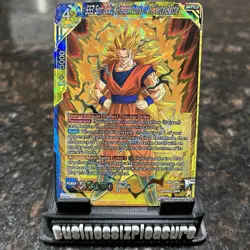 SS3 Son Goku Premonitions of a Fierce Battle SR Foil Dragon Ball Super Card | NM - Image 1