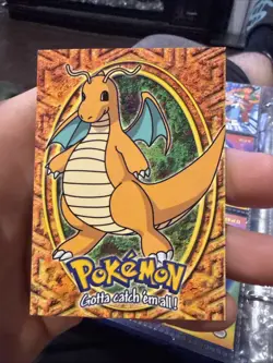 Topps Dragonite #149 Pokemon Non Holo E12 Of 12 Trading Card Blue Label Nm - Image 1