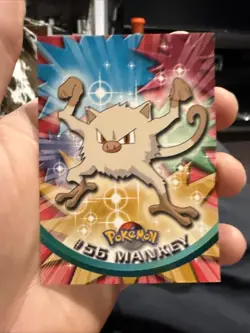 Mankey #56 Topps Black Label Non Foil Pokemon Card NM - Image 1