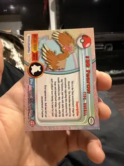 Pokemon 1999 Topps Pokemon TV Animation Edition #22 Fearow Card - Image 2