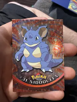 1999 Topps Pokemon TV Nidoqueen #31 Series 1 Holo Foil Textured Vintage TCG Card - Image 1