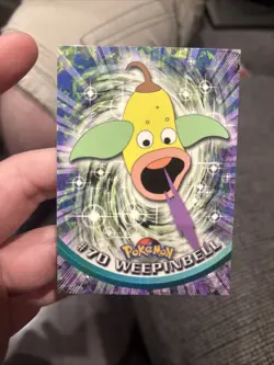 Pokemon Card Black Label Topps TV Animation #70 Weepinbell Near Mint - Image 1