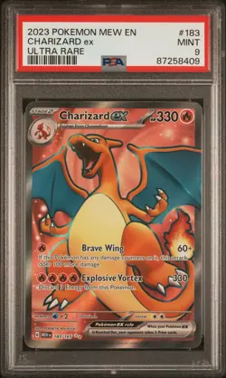 2023 PSA 9 Mint Pokemon 151 SV2a Charizard ex Full Art 183/165 card Mint - Image 1
