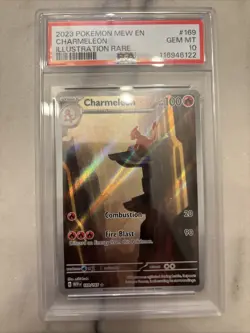Charmeleon 169/165 Illustration Rare 2023 Pokemon Card PSA 10 Gem Mint - Image 1