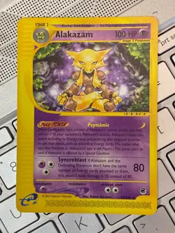 Pokemon Alakazam Expedition Base Set 33/165 Non Holo Rare nm condition card - Image 1