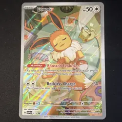 Pokemon Eevee 173 SV: Scarlet & Violet Promo Holo Card Boosted Evolution - Image 1