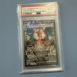 Pokemon Card Graded Charizard ex 223/197 SV03: Obsidian Flames Holo PSA 8 - Image 2