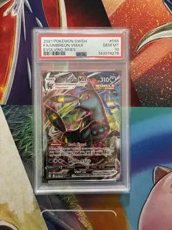 Pokemon Card 2021 SWSH Evolving Skies Umbreon VMAX #095/203 PSA 10 One Owner - Image 1