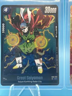 2 Cards DRAGON BALL BGS 10 GREAT SAIYAMAN FB03-032 Promo Winner - ENG ENGLISH - Image 3