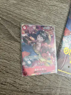 One Piece Card Game 2023 Chinese New Year Red Packet Monkey D. Luffy P-001 Promo - Image 3