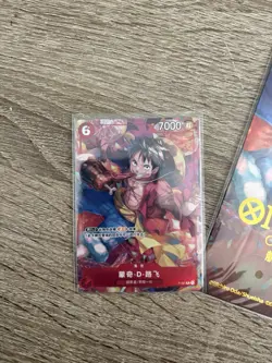 One Piece Card Game 2023 Chinese New Year Red Packet Monkey D. Luffy P-001 Promo - Image 5