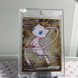 Pokemon TCG Mew EX Metal 205/165 Promo Card Scarlet & Violet 151 - Image 1