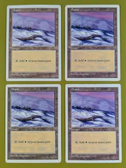 Plains (430) x4 Fifth Edition 5th 4x Magic the Gathering MTG White Border - Image 1