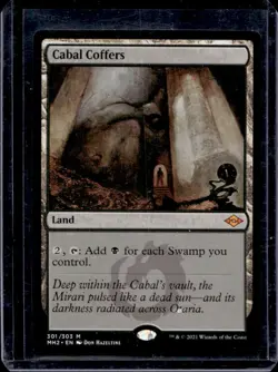 2021 Magic MTG Modern Horizons 2 Cabal Coffers Rare #301 - Image 1