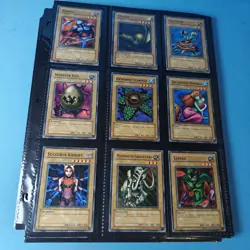 Vintage Yugioh Binder Sleeves 180 Cards Collection All 1st Edition Lob + More - Image 2
