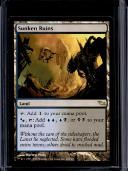 2008 Magic MTG Shadowmoor Sunken Ruins #280 - Image 1