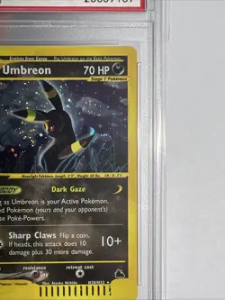 2003 Pokemon Skyridge Umbreon H30 Holo Card - PSA 10 Gem Mint Fart Swirl - Image 2