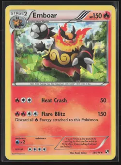 Emboar - (Cracked Ice Holo) Holo Rare Deck Exclusives 019/114 NM Pokemon Card - Image 1