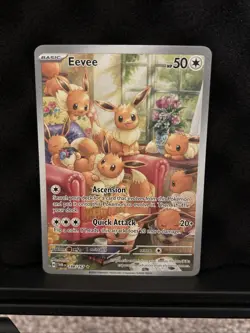 Pokemon TCG Eevee 188/167 Twilight Masquerade Illustration Rare NM Card - Image 2