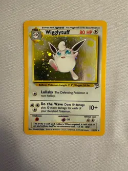 2000 Pokemon - Wigglytuff Unlimited Holo Rare - Base Set 2 - 19/130 WOTC - Image 2