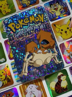 Pokemon 151 Vintage Pocket Monsters Vending HOLO Prism Sticker 2000 Nintendo - Image 1