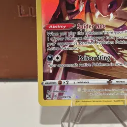 Ariados TG09/TG30 Ultra Rare Holo Brilliant Stars Trainer Gallery Pokemon NM - Image 5