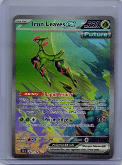 Iron Leaves ex 203/162 Pokemon TCG Temporal Forces Special Illustration Rare NM - Image 1